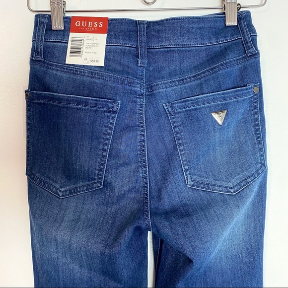 Women’s Guess denim gems high rise skinny jeans - Picture 9 of 13